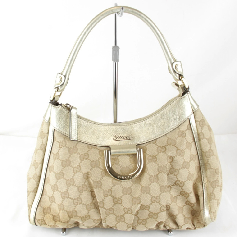 GUCCI Gold Canvas Bag
